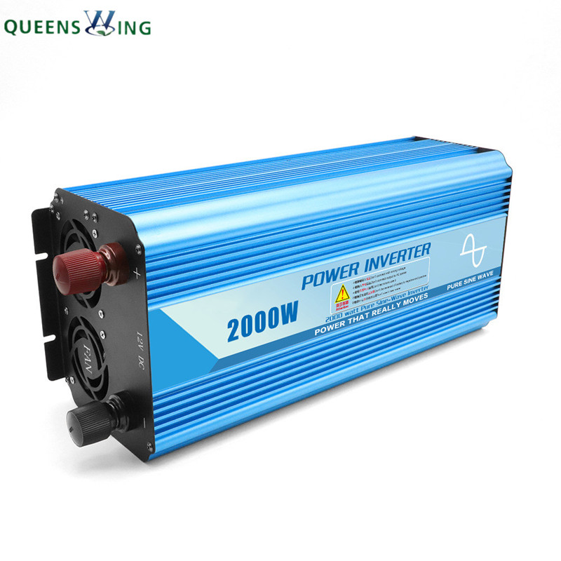 100% Full 2000W Pure Sine Wave Solar Power Inverter
