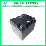 AGM/Gel 12V38ah Deep Cycle Solar Battery for Alarm&Firefighting System