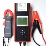 12V digital car battery capacity tester with printer